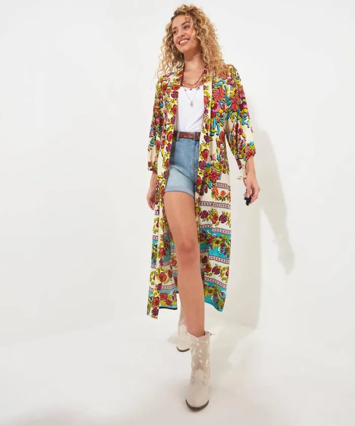 Women Joe Browns Tops Tunics and Blouses Perfect Paradise Belted Kimono Women Joe Browns Tops Tunics and Blouses Perfect Paradise Belted Kimono