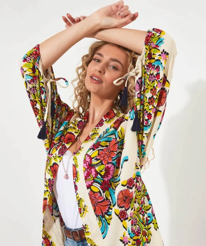 Women Joe Browns Tops Tunics and Blouses Perfect Paradise Belted Kimono Women Joe Browns Tops Tunics and Blouses Perfect Paradise Belted Kimono