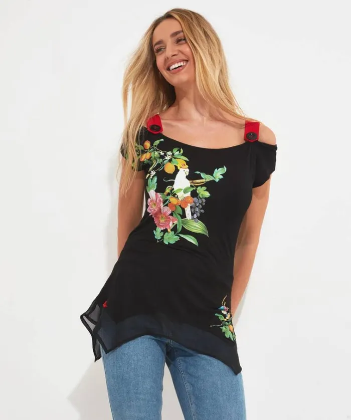 Women Joe Browns Tops Tunics and Blouses Perfect Parrot Top