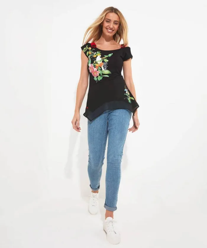 Women Joe Browns Tops Tunics and Blouses Perfect Parrot Top Women Joe Browns Tops Tunics and Blouses Perfect Parrot Top
