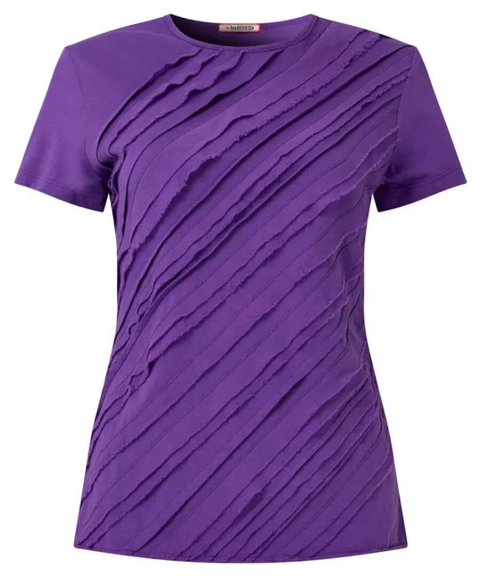 Women Joe Browns Tops Tunics and Blouses Raw Edge Detail Top Women Joe Browns Tops Tunics and Blouses Raw Edge Detail Top