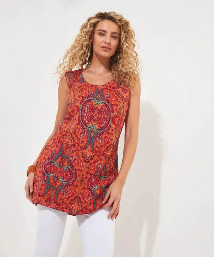 Women Joe Browns Tops Tunics and Blouses Reversible Print Tunic