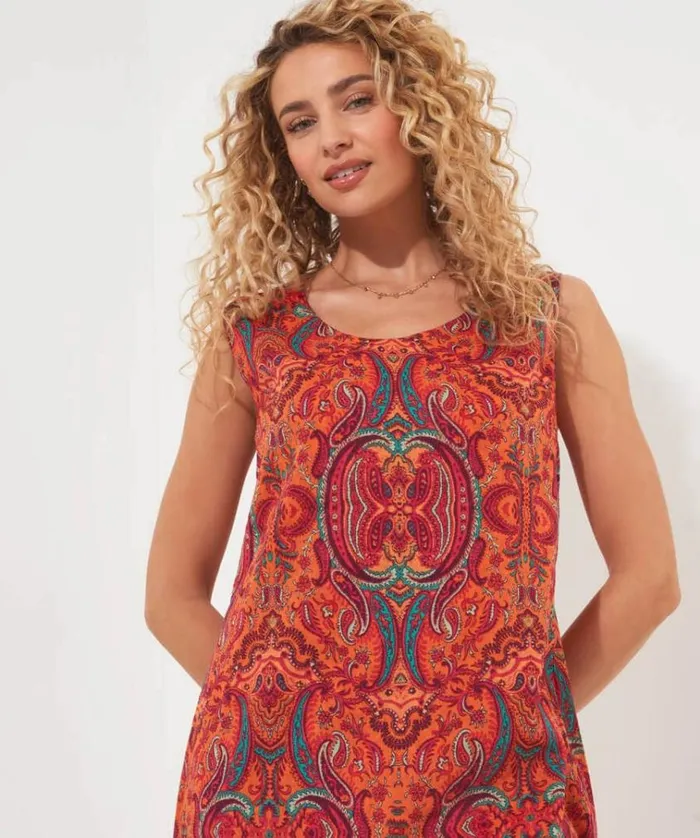 Women Joe Browns Tops Tunics and Blouses Reversible Print Tunic Women Joe Browns Tops Tunics and Blouses Reversible Print Tunic