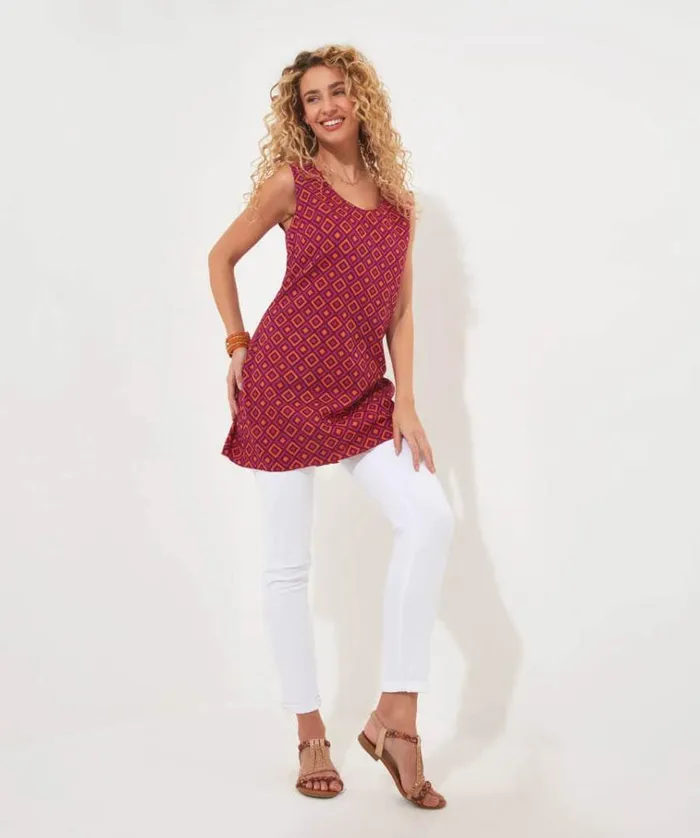 Women Joe Browns Tops Tunics and Blouses Reversible Print Tunic Women Joe Browns Tops Tunics and Blouses Reversible Print Tunic