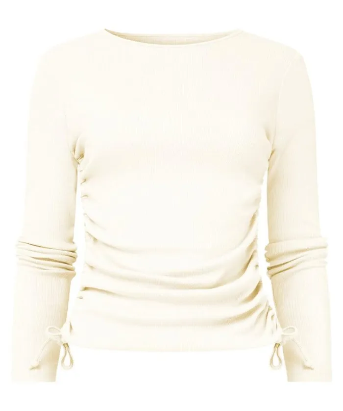 Women Joe Browns Tops Tunics and Blouses Riana Ruched Rib Jersey Top Women Joe Browns Tops Tunics and Blouses Riana Ruched Rib Jersey Top