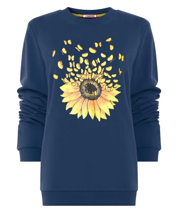Women Joe Browns Tops Tunics and Blouses Scattered Sunflower Graphic Sweat Women Joe Browns Tops Tunics and Blouses Scattered Sunflower Graphic Sweat
