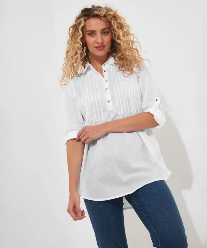 Women Joe Browns Tops Tunics and Blouses Simon039s Summer Longline Blouse