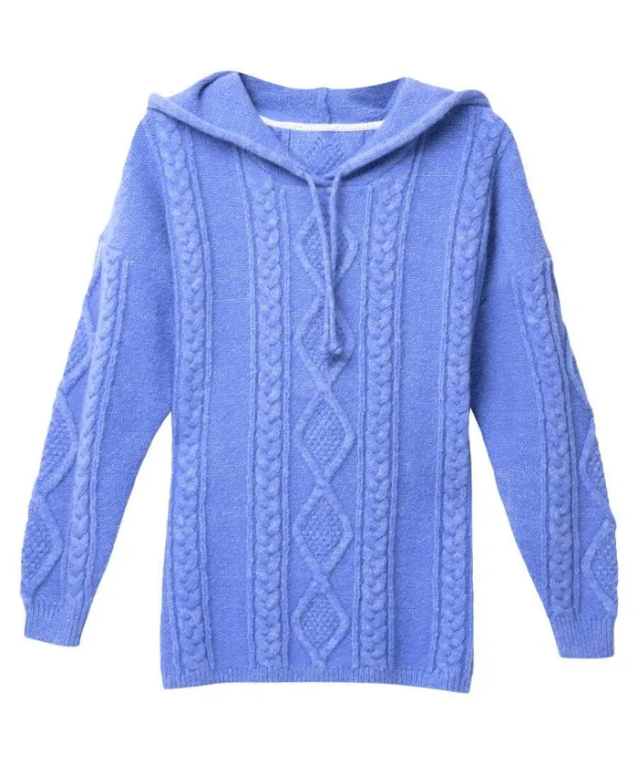 Women Joe Browns Tops Tunics and Blouses Sloe Joes Cable Knit Hoody Women Joe Browns Tops Tunics and Blouses Sloe Joes Cable Knit Hoody