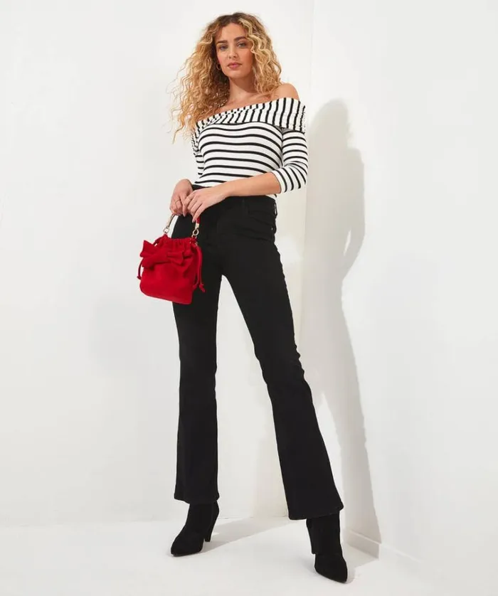 Women Joe Browns Tops Tunics and Blouses Stripe Bardot Jersey Top Women Joe Browns Tops Tunics and Blouses Stripe Bardot Jersey Top