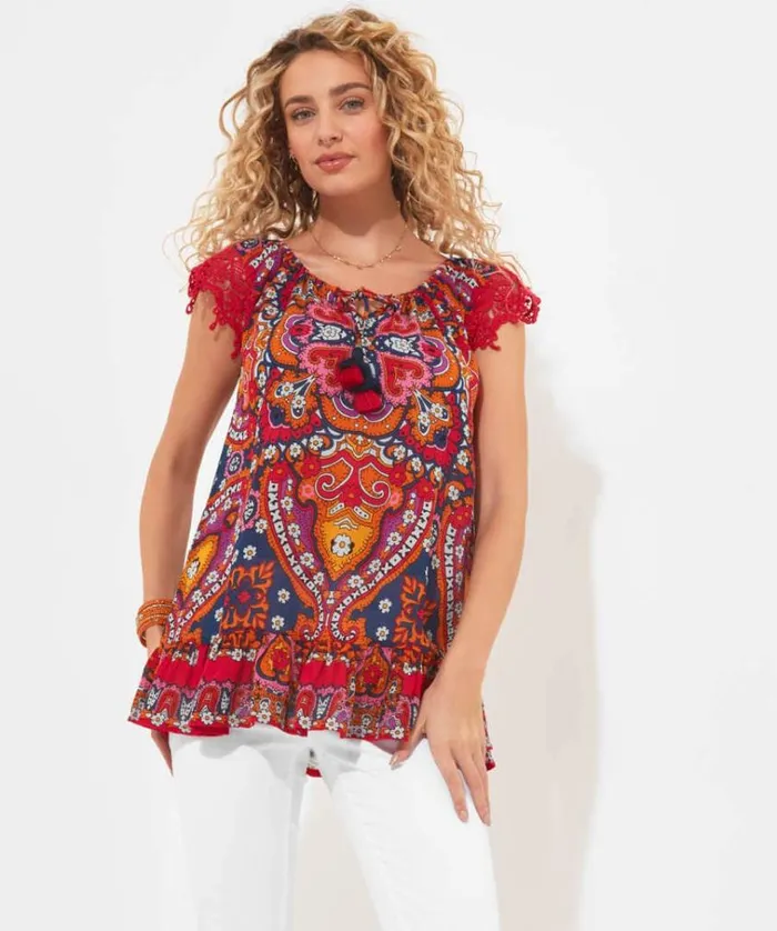 Women Joe Browns Tops Tunics and Blouses Summer Carnival Top
