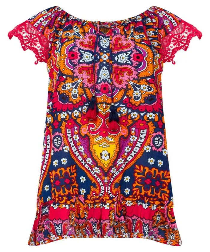 Women Joe Browns Tops Tunics and Blouses Summer Carnival Top Women Joe Browns Tops Tunics and Blouses Summer Carnival Top