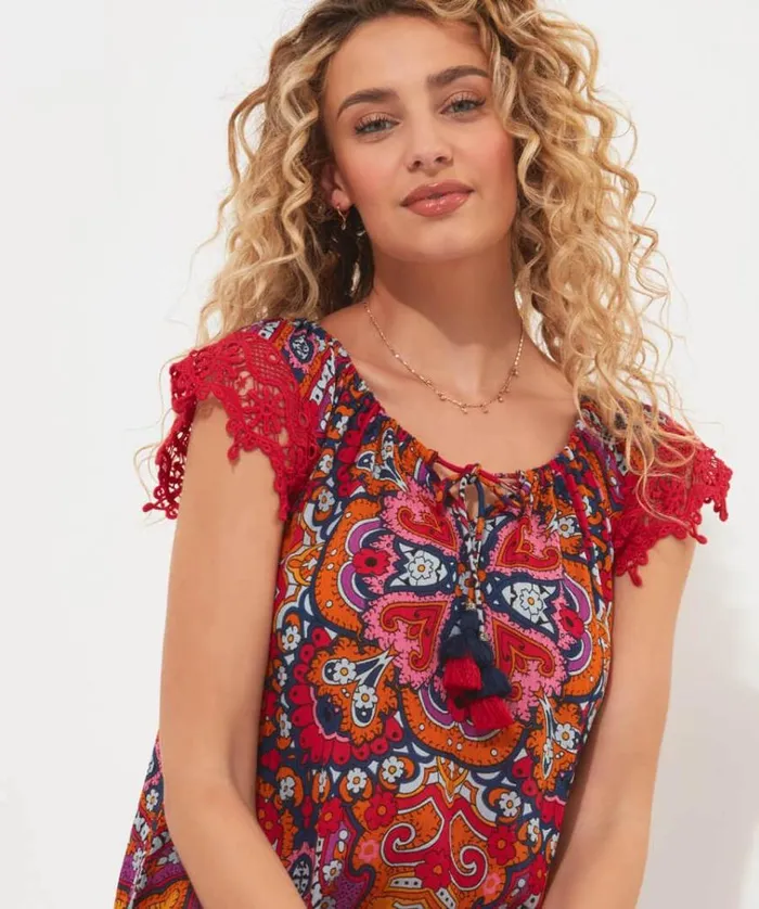 Women Joe Browns Tops Tunics and Blouses Summer Carnival Top Women Joe Browns Tops Tunics and Blouses Summer Carnival Top