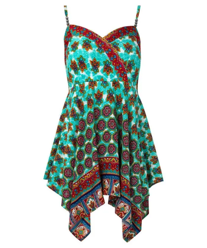 Women Joe Browns Tops Tunics and Blouses Summer Vibes Hanky Hem Cami Women Joe Browns Tops Tunics and Blouses Summer Vibes Hanky Hem Cami
