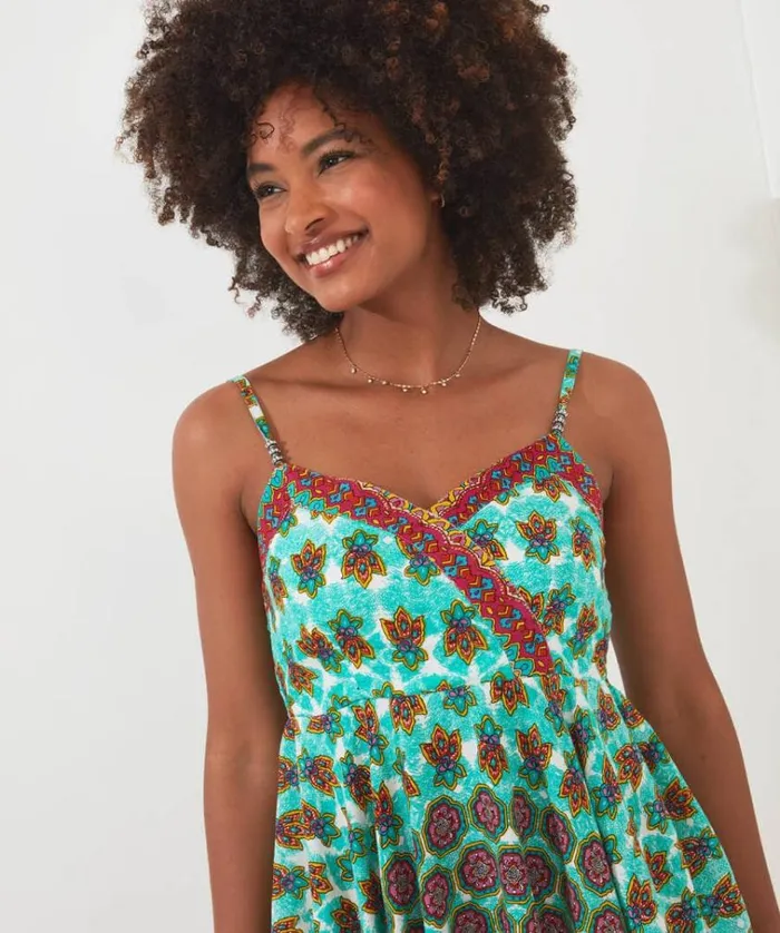 Women Joe Browns Tops Tunics and Blouses Summer Vibes Hanky Hem Cami Women Joe Browns Tops Tunics and Blouses Summer Vibes Hanky Hem Cami