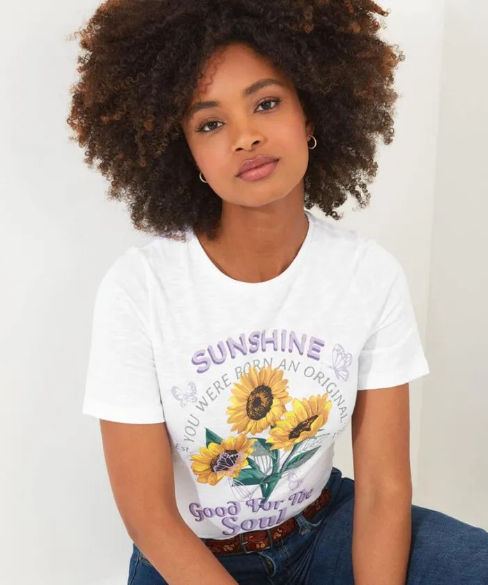 Women Joe Browns Tops Tunics and Blouses Sunshine Soul Graphic Tee Women Joe Browns Tops Tunics and Blouses Sunshine Soul Graphic Tee