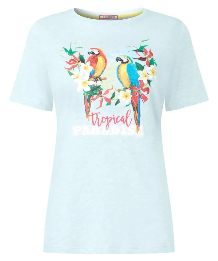 Women Joe Browns Tops Tunics and Blouses Tropical Paradise Tee Women Joe Browns Tops Tunics and Blouses Tropical Paradise Tee