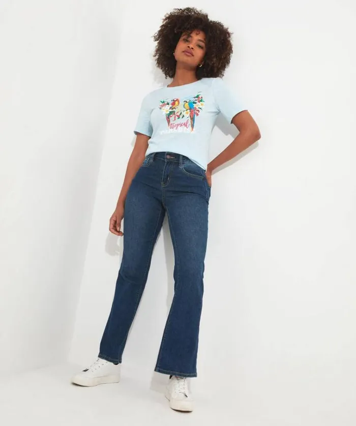 Women Joe Browns Tops Tunics and Blouses Tropical Paradise Tee Women Joe Browns Tops Tunics and Blouses Tropical Paradise Tee