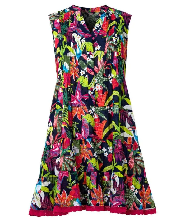 Women Joe Browns Tops Tunics and Blouses Truly Tropical Cotton Tunic Women Joe Browns Tops Tunics and Blouses Truly Tropical Cotton Tunic