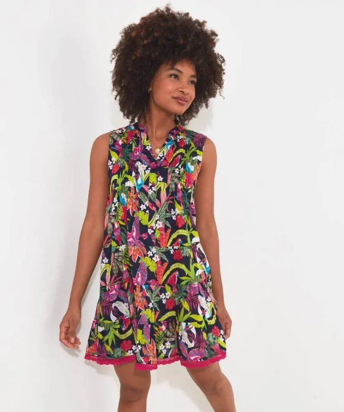 Women Joe Browns Tops Tunics and Blouses Truly Tropical Cotton Tunic Women Joe Browns Tops Tunics and Blouses Truly Tropical Cotton Tunic