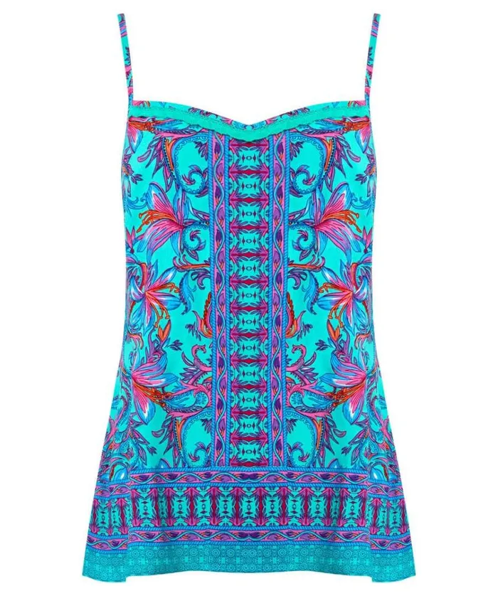 Women Joe Browns Tops Tunics and Blouses Vibrant Border Print Cami Women Joe Browns Tops Tunics and Blouses Vibrant Border Print Cami