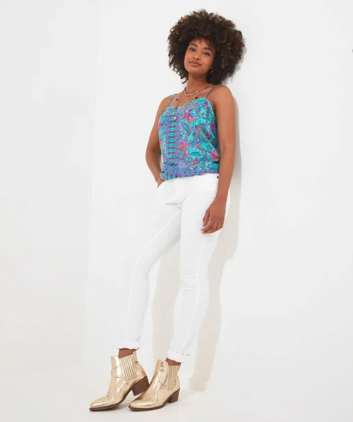 Women Joe Browns Tops Tunics and Blouses Vibrant Border Print Cami Women Joe Browns Tops Tunics and Blouses Vibrant Border Print Cami