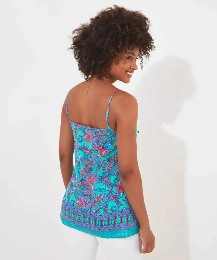 Women Joe Browns Tops Tunics and Blouses Vibrant Border Print Cami Women Joe Browns Tops Tunics and Blouses Vibrant Border Print Cami