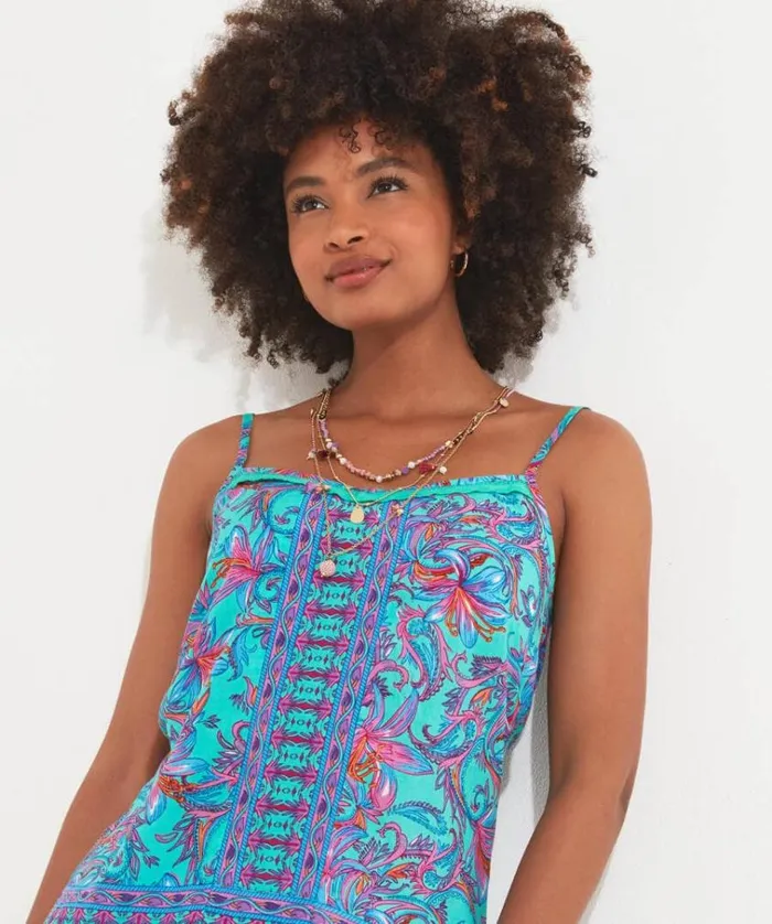 Women Joe Browns Tops Tunics and Blouses Vibrant Border Print Cami Women Joe Browns Tops Tunics and Blouses Vibrant Border Print Cami