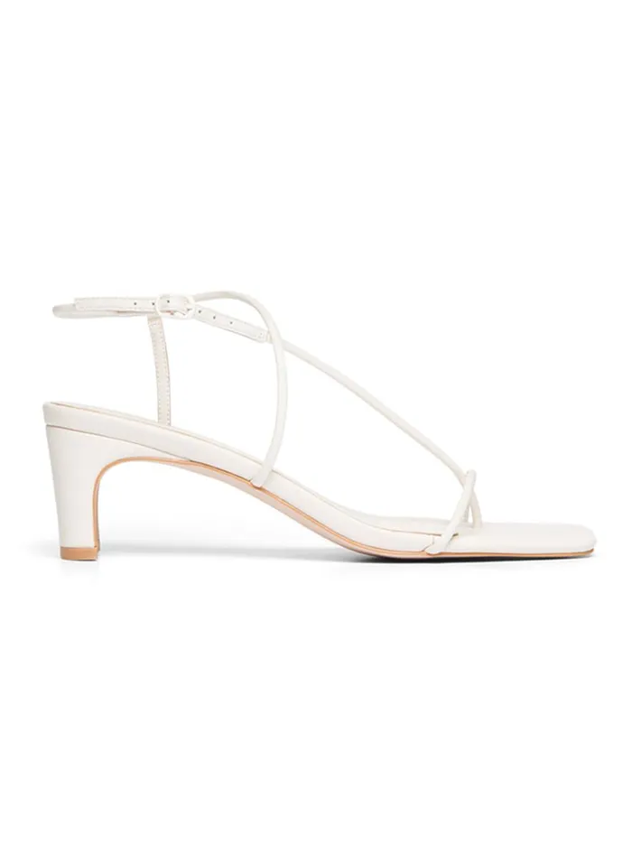 Women Juliette Midi Crema The UNDONE Heels