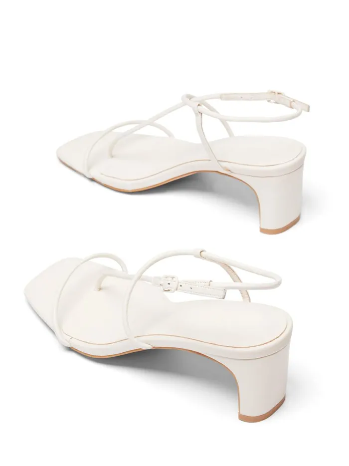 Women Juliette Midi Crema The UNDONE Heels