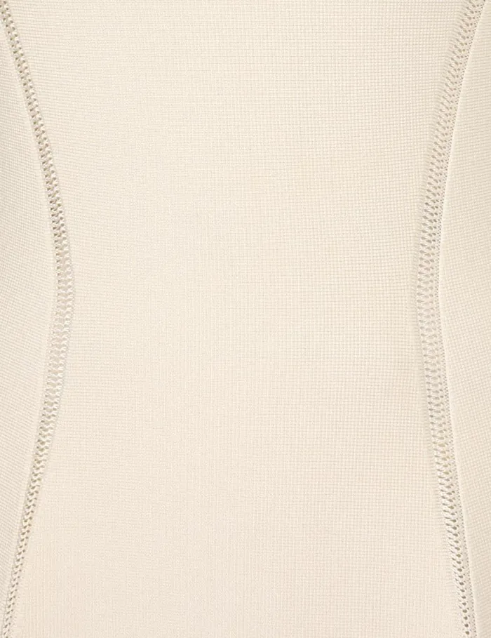 Women Knitwear Zimmermann Matchmaker Knit Panelled Mini Cream