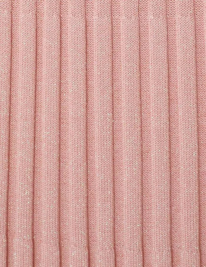 Women Knitwear Zimmermann Metallic Midi Skirt Peach