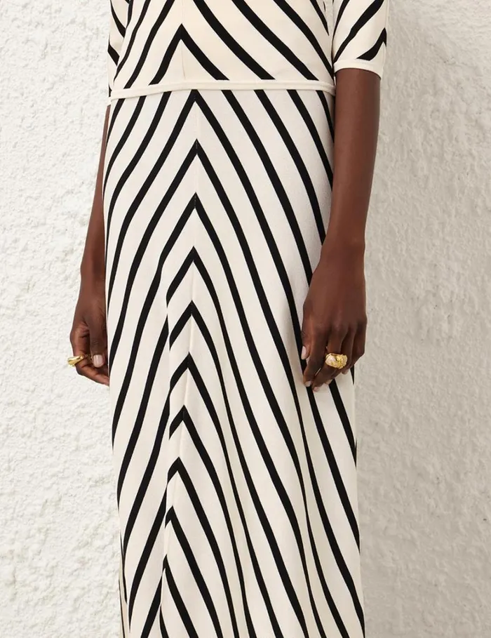 Women Knitwear Zimmermann Natura Swing Skirt Chevron