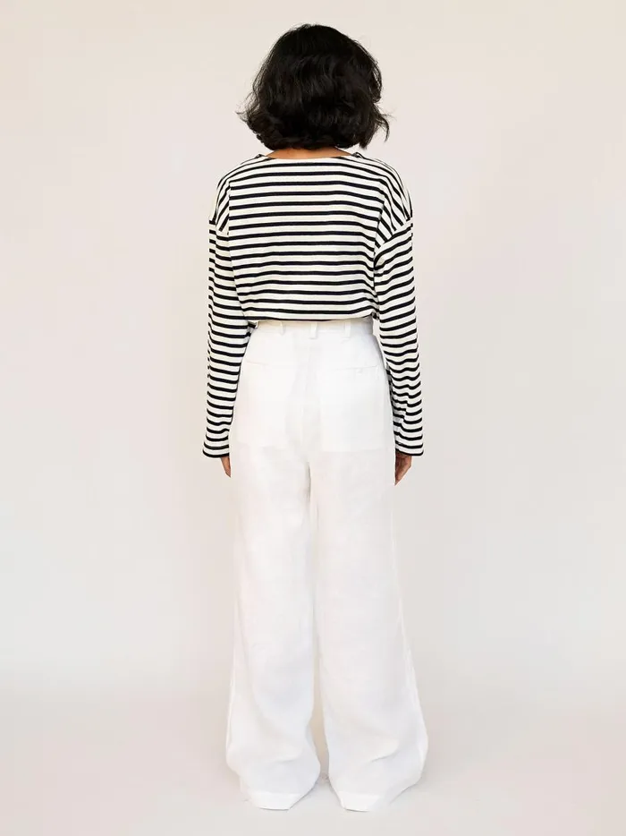 Women Komodo Trouser White The UNDONE Pants
