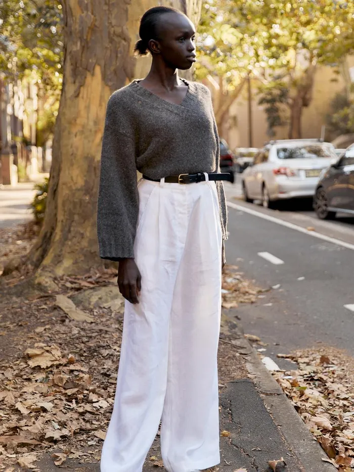 Women Komodo Trouser White The UNDONE Pants