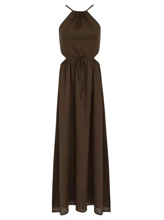 Women La Piedra Maxi Dress Chocolate The UNDONE Dresses