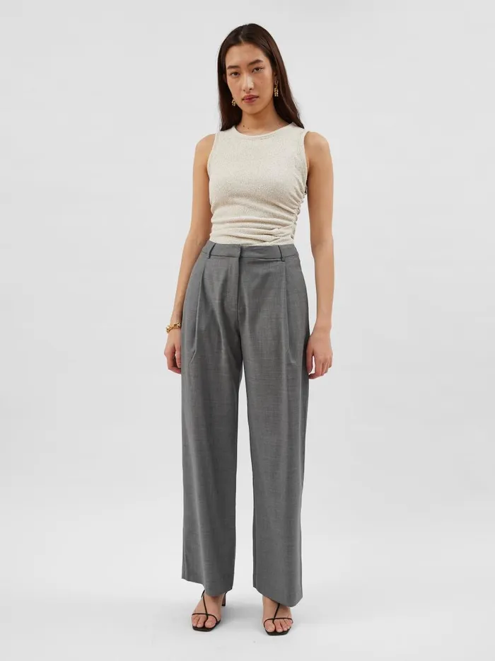 Women Lana Trouser Pewter Grey The UNDONE Pants