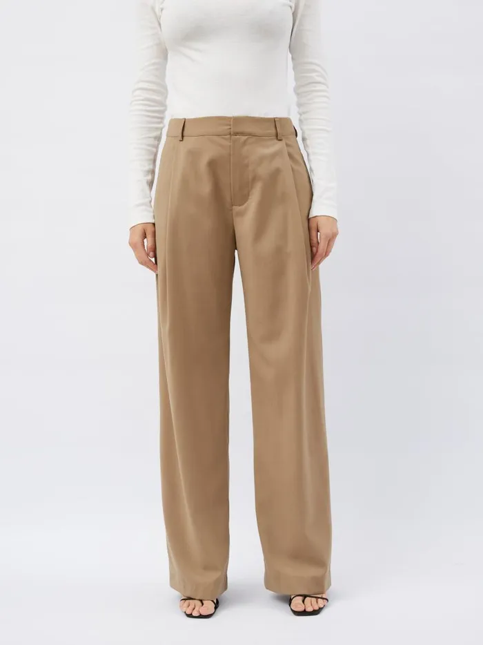 Women Lana Trouser Tan The UNDONE Pants