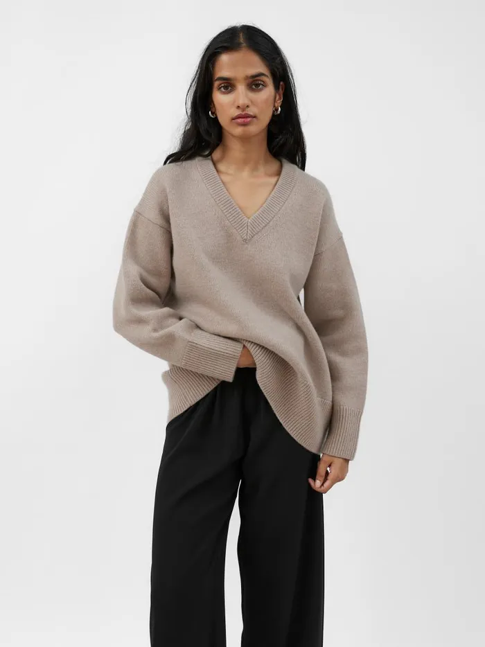 Women Lewis Knit Almond Melange The UNDONE Knitwear