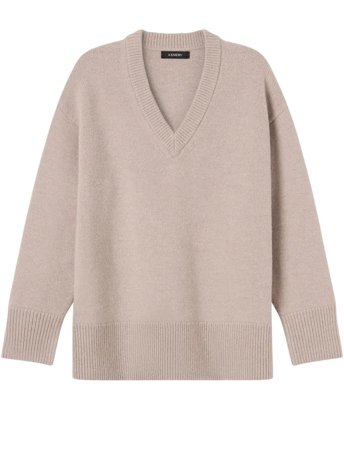 Women Lewis Knit Almond Melange The UNDONE Tops