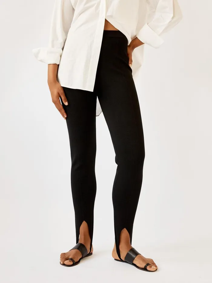 Women Lia Stirrup Pants Black The UNDONE Pants
