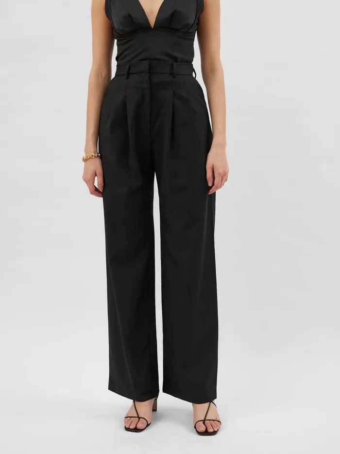 Women Lily Trouser Black The UNDONE Pants