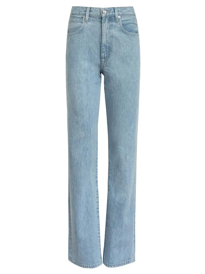 Women London High Rise Straight Leg Jean Clear Skies The UNDONE Denim