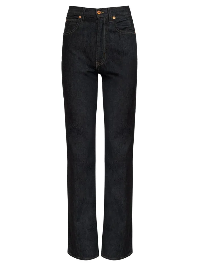 Women London High Rise Straight Leg Jean Empty Sky The UNDONE Denim