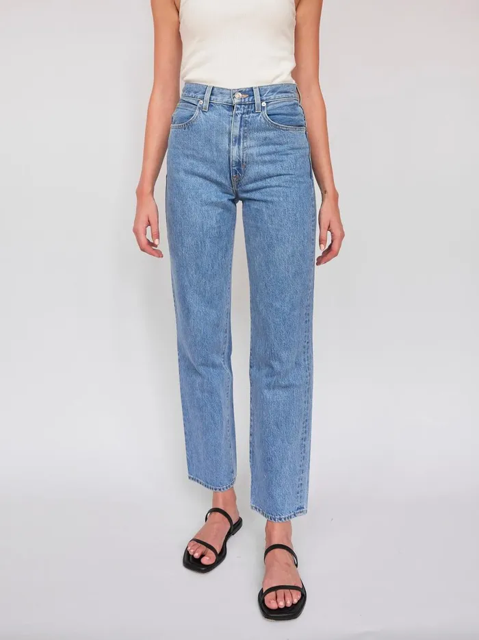 Women London High Rise Straight Leg Jean Killing Time The UNDONE Denim