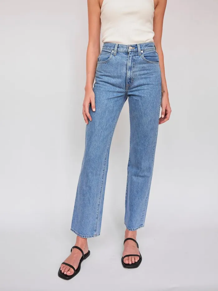 Women London High Rise Straight Leg Jean Killing Time The UNDONE Denim