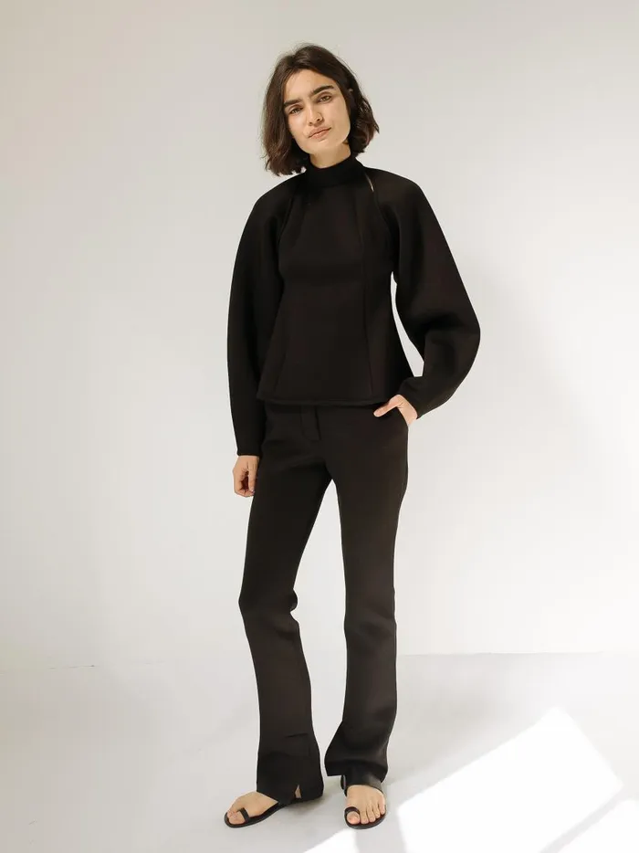 Women Loren Blouse Black The UNDONE Tops Women Loren Blouse Black The UNDONE Tops