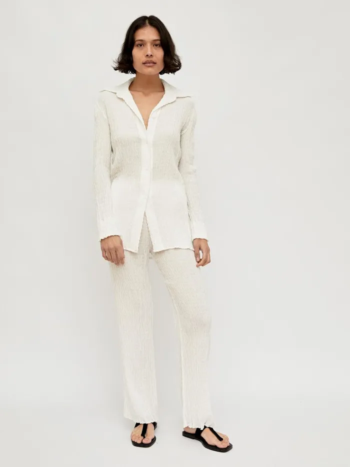 Women Lottie Pant White The UNDONE Pants
