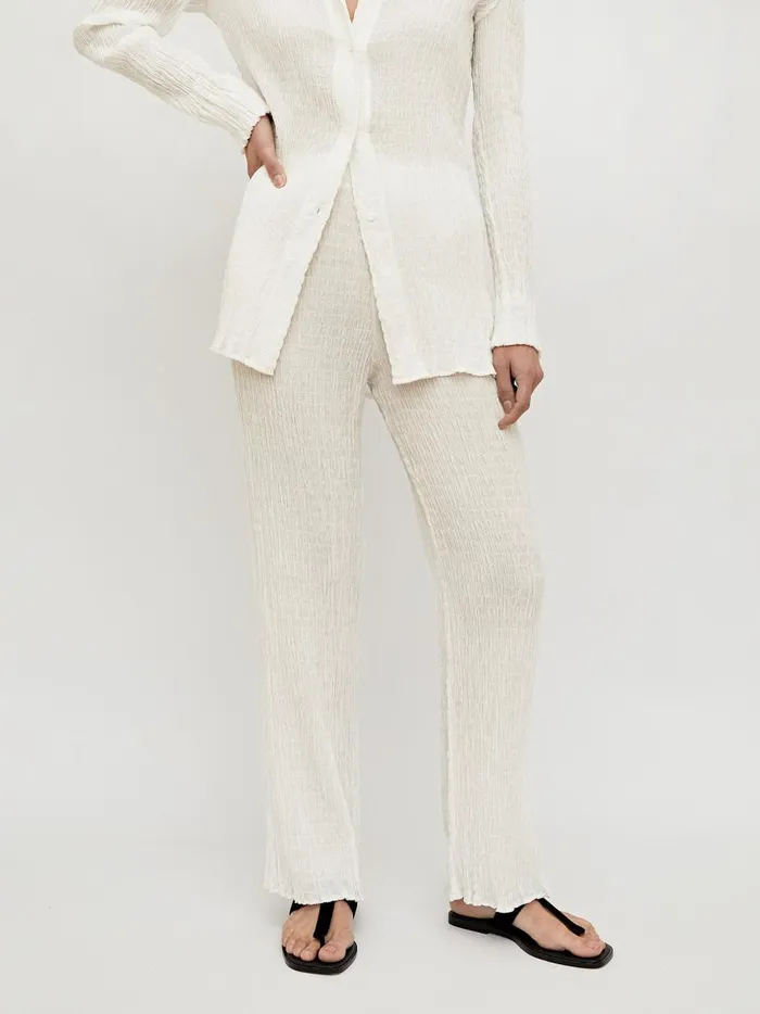 Women Lottie Pant White The UNDONE Pants