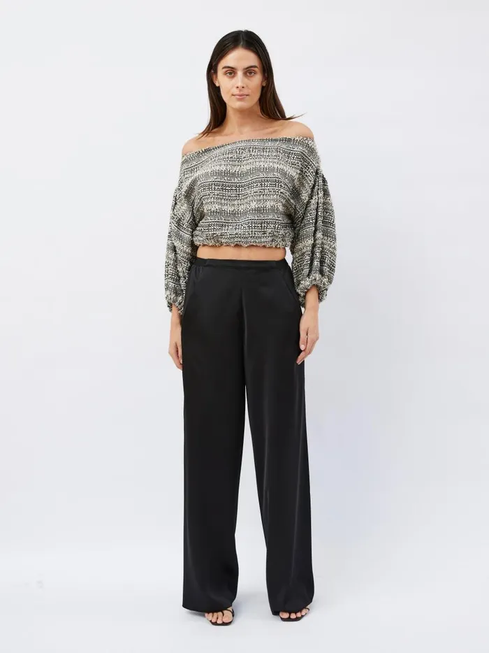 Women Louie Crop Blackivory The UNDONE Tops