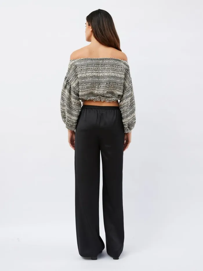 Women Louie Crop Blackivory The UNDONE Tops